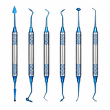 KIT COM 6 ESPÁTULAS DE RESINA ESPECIAIS PARA REDUÇÃO DE CARIE | DENTIST